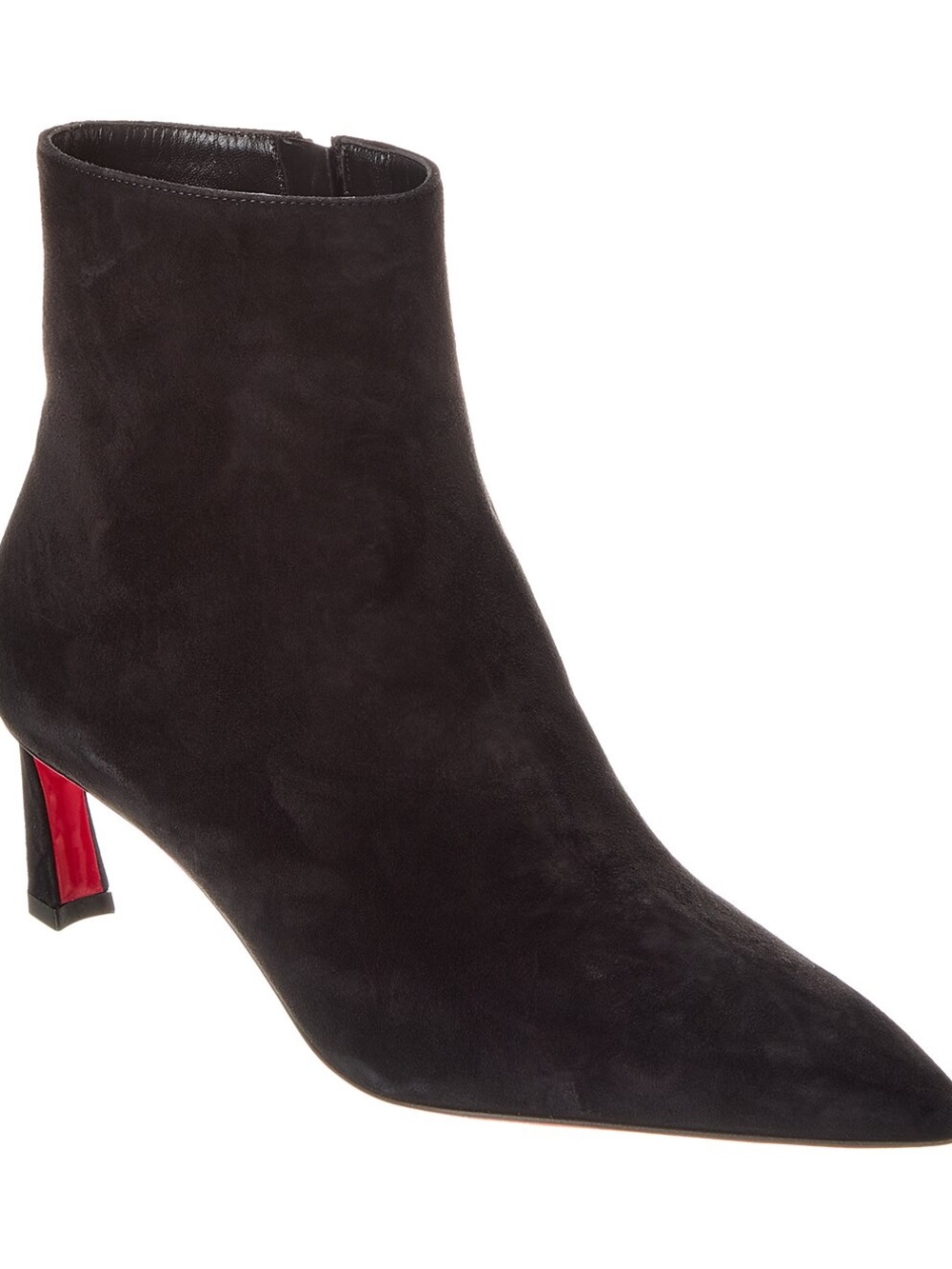 Christian Louboutin Condora 85 Black Suede Bootie Size 38/8